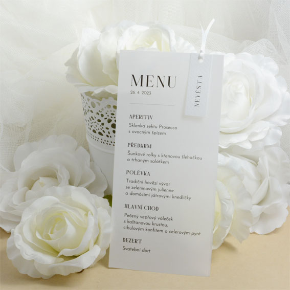 Svatební menu - elegantní průvodce svatební hostinou