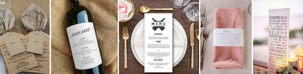 Svatební menu: Jak vytvořit perfektní tištěné menu pro váš velký den